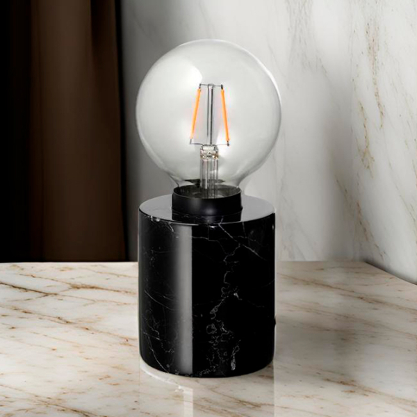 Lampă de masă Ikea Markfrost/Lunnom Black Rețea photo 5