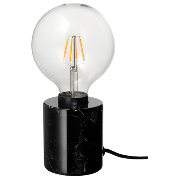Настольная лампа Ikea Markfrost/Lunnom Черный От сети photo 3
