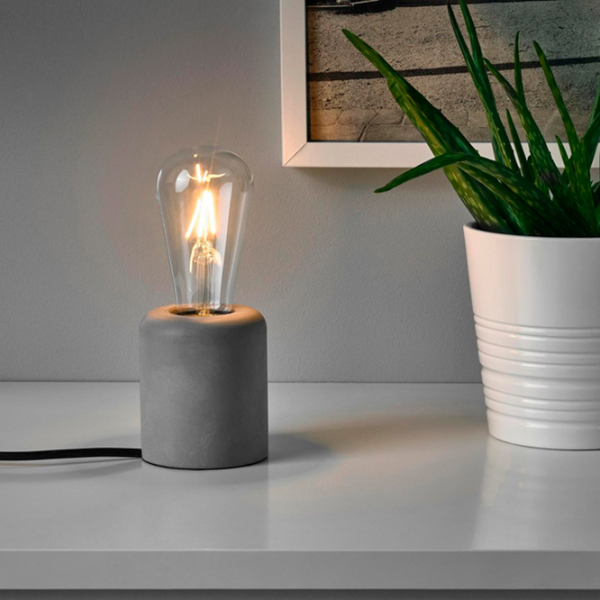 Lampă de masă Ikea Rasegel Gray Rețea photo 4