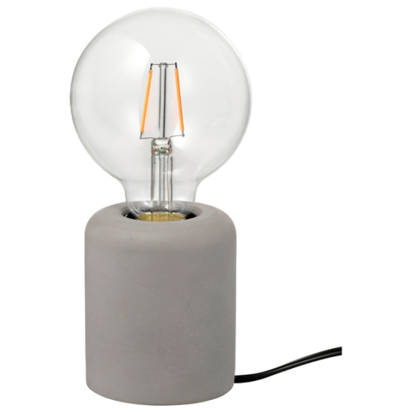 Lampă de masă Ikea Rasegel/Lunnom Gray Rețea photo 2