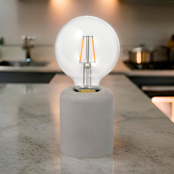 Lampă de masă Ikea Rasegel/Lunnom Gray Rețea photo 5