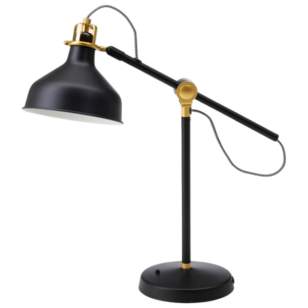 Lampă de masă Ikea Ranarp Black Rețea photo 1