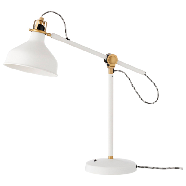 Lampă de masă Ikea Ranarp White Rețea photo 2