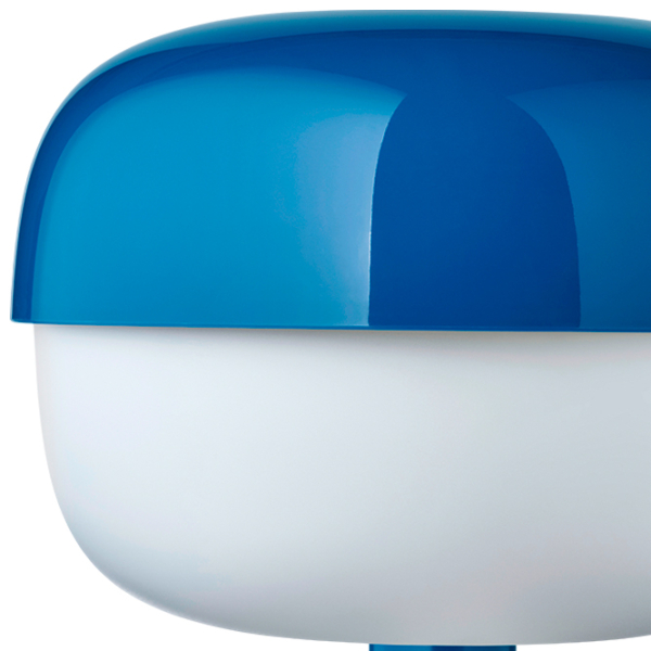 Lampă de masă Ikea Blasverk Blue Rețea photo 3