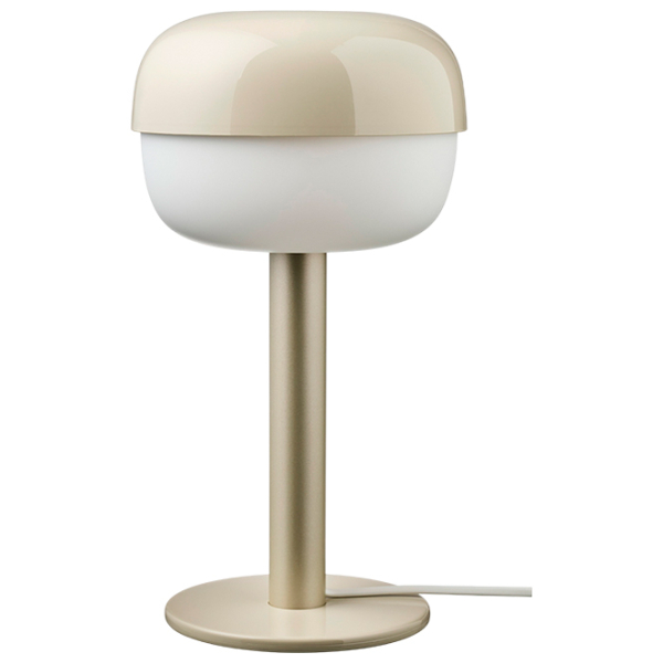 Lampă de masă Ikea Blasverk Beige Rețea photo 2