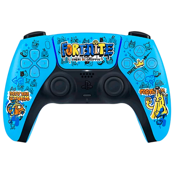 Gamepad Sony DualSense Fortnite Edition Brighty Blue Fără fir / 15 buttons photo 1
