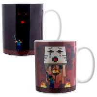 Cană Paladone Minecraft Nether Heat Change Mug Brown 300 ml