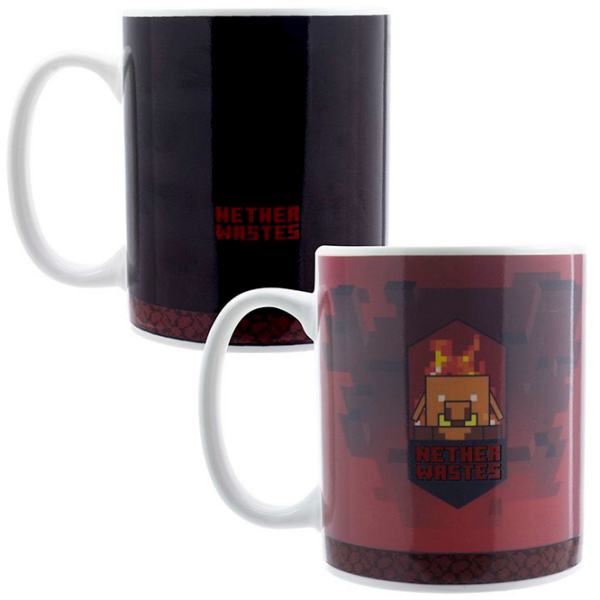 Cană Paladone Minecraft Nether Heat Change Mug Brown 300 ml photo 2