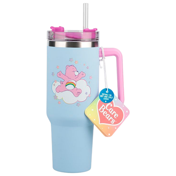 Термокружка Paladone Care Bears Insulated Cup and Straw Яркий синий 1200 мл photo 1