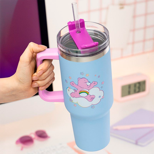 Термокружка Paladone Care Bears Insulated Cup and Straw Яркий синий 1200 мл photo 2