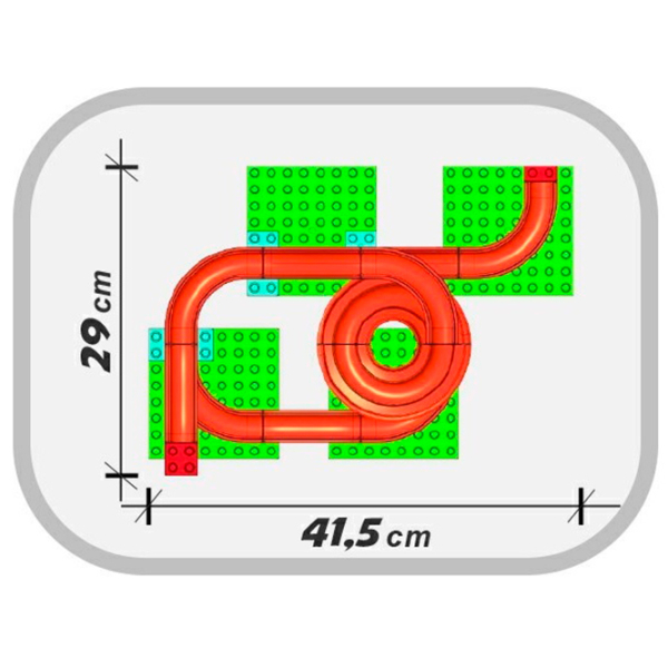 Трасса для шариков Androni Giocattoni Roller Coaster 8635-0000
Red
Разноцветный  photo 2