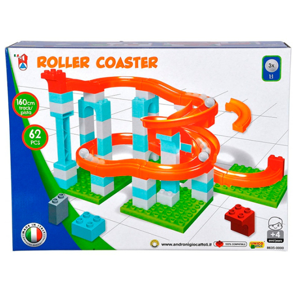 Трасса для шариков Androni Giocattoni Roller Coaster 8635-0000
Red
Разноцветный  photo 6