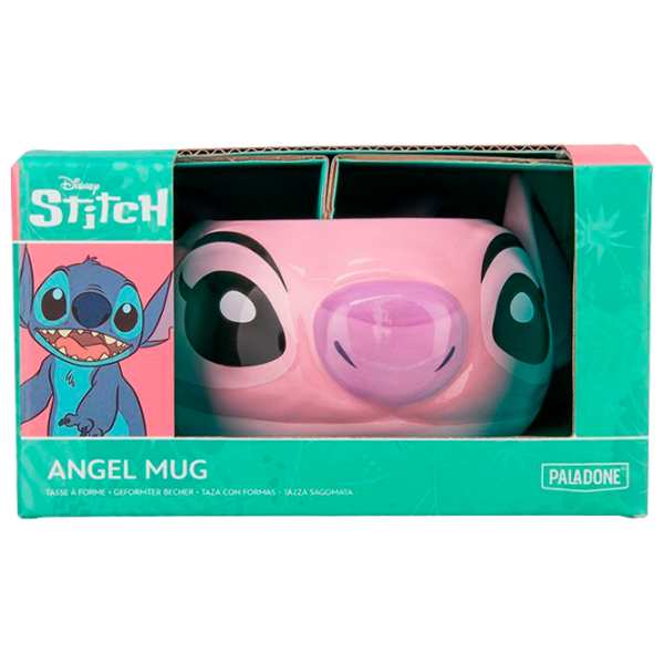 Cană Paladone Disney Angel Shaped Mug Pink 400 ml photo 1