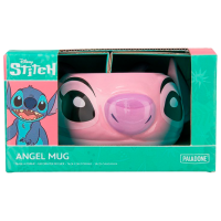 Cană Paladone Disney Angel Shaped Mug Pink 400 ml