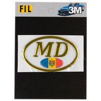 Sticker decorativ Pigeon MD Auriu 