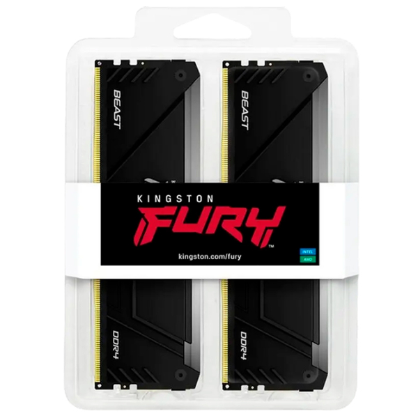 Оперативная память 32 ГБ Kingston FURY Beast RGB KF432C16BB12AK2/32 DIMM, DDR4, 3200 МГц photo 7