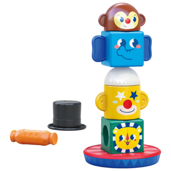Joc educativ Hola Toys Circus Tower Joc de logică, 1.5+