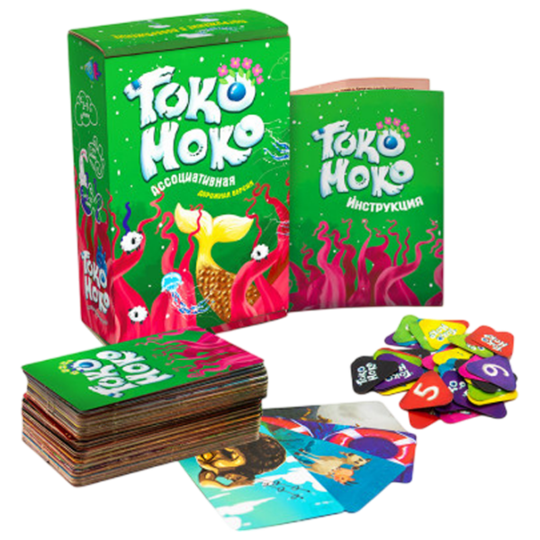 Настольная игра Strateg Toko-Moko Игральные карты, 7+ photo 1