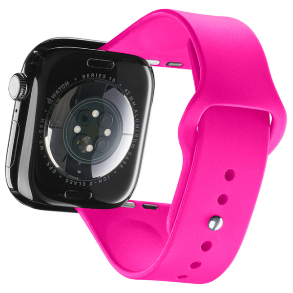 Ремешок Apple Watch SE Urban Band Розовый Нержавеющая сталь Силикон, 38, 40, 41 мм photo 2