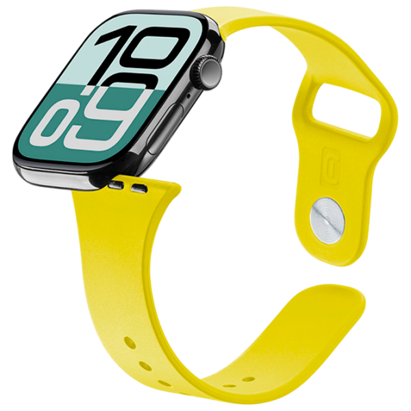 Ремешок Apple Watch 10 Urban Band Желтый Нержавеющая сталь Силикон, 38, 40, 41 мм photo 1