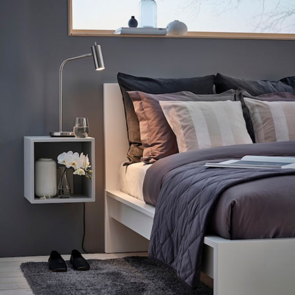 Lampă de masă Ikea Virrmo Nichel Rețea photo 4