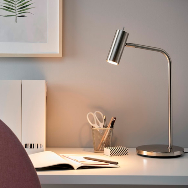 Lampă de masă Ikea Virrmo Nichel Rețea photo 6
