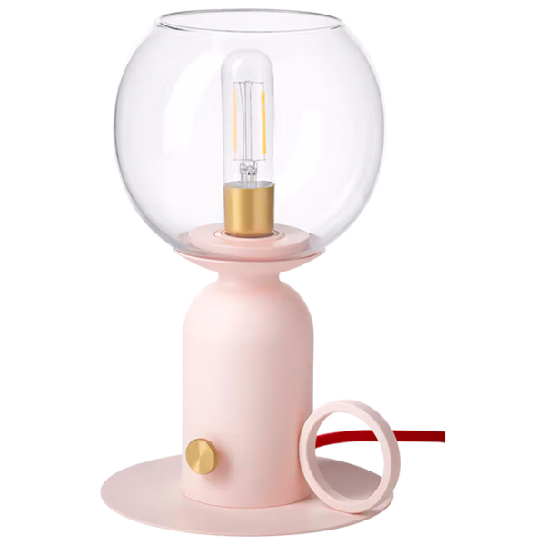 Lampă de masă Ikea Askmuller Pink Rețea photo 2