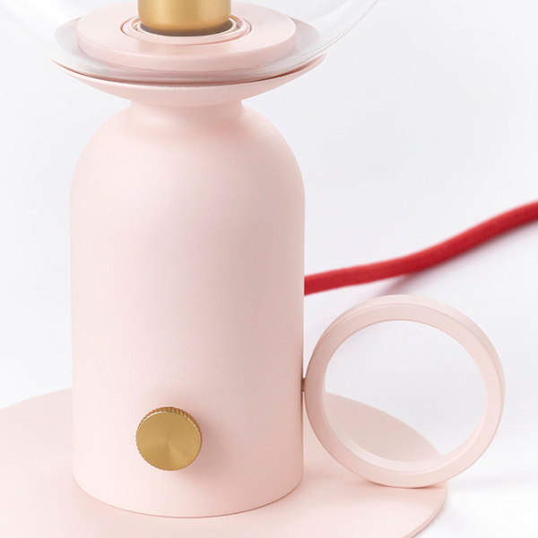 Lampă de masă Ikea Askmuller Pink Rețea photo 4