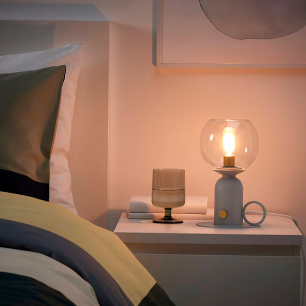 Настольная лампа Ikea Askmuller Серый От сети photo 5