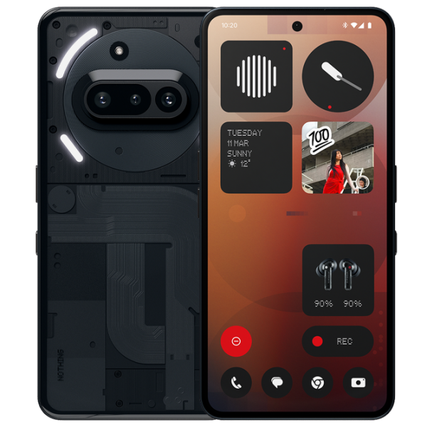 Nothing Phone (3a) 256 GB Black  6.77" | 50 MP | 12 GB | Dual SIM photo 1