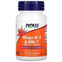 Vitamine Now Foods D-3 & MK-7   60