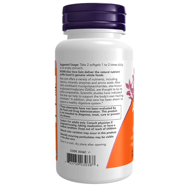 Supliment alimentar Now Foods Aloe Vera   100 photo 3