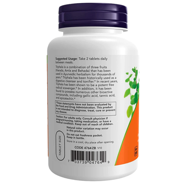 Supliment alimentar Now Foods Triphala  120  photo 3