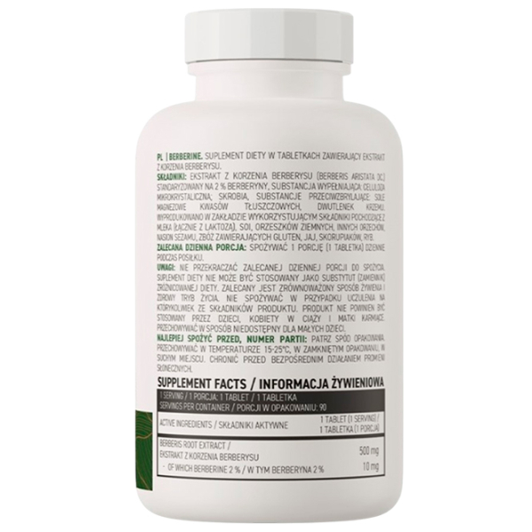 Supliment alimentar OstroVit Berberine  90  photo 2