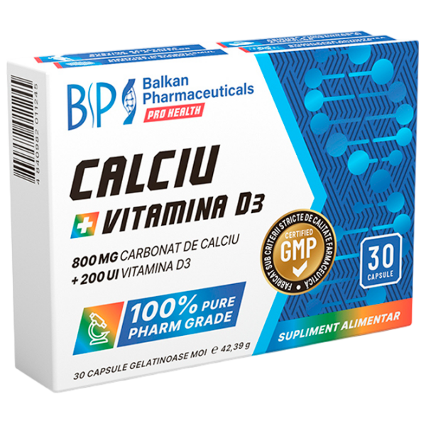 Vitamine Balkan Pharmaceuticals CALCIU + VIT. D3   30 photo 1