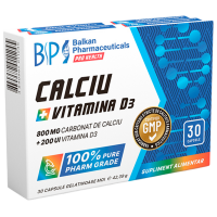 Vitamine Balkan Pharmaceuticals CALCIU + VIT. D3   30