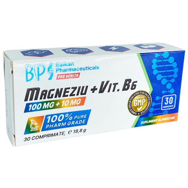Vitamine Balkan Pharmaceuticals Magnezium + Vit B6  30  photo 1