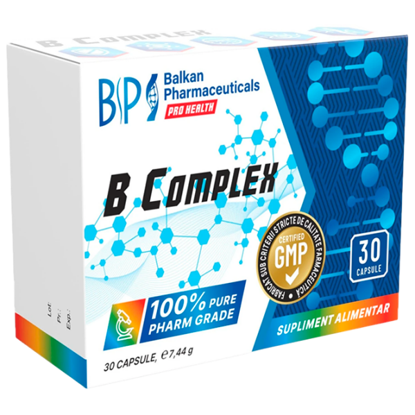 Vitamine Balkan Pharmaceuticals B complex   30 photo 1