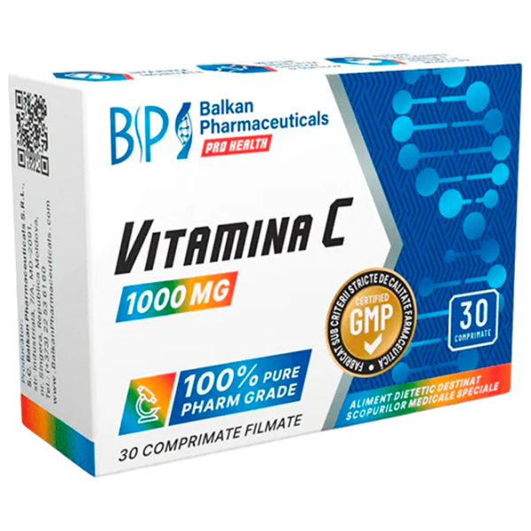 Vitamine și minerale Balkan Pharmaceuticals Vitamin C  30  photo 1