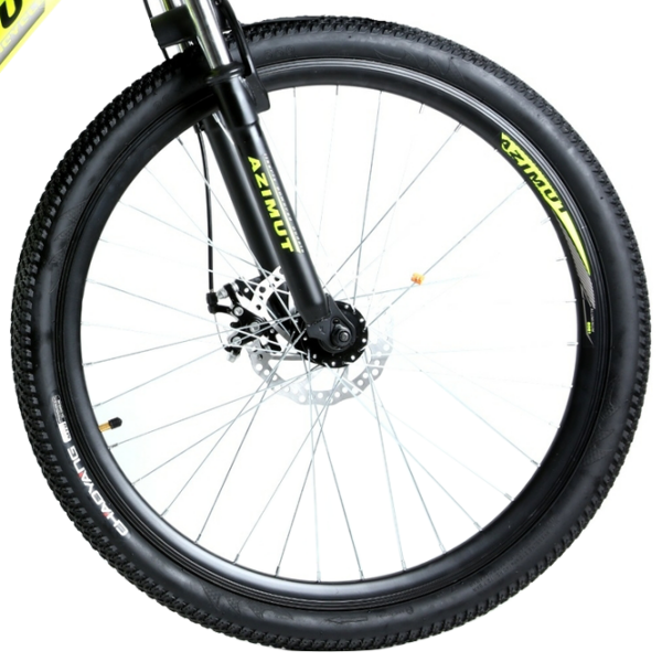 Bicicletă Azimut Scorpion 29" 19" Black Yellow Oțel / Pentru adulți photo 3