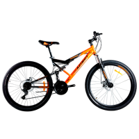 Bicicletă Azimut Scorpion 29" 19" Black Orange Oțel / Pentru adulți
