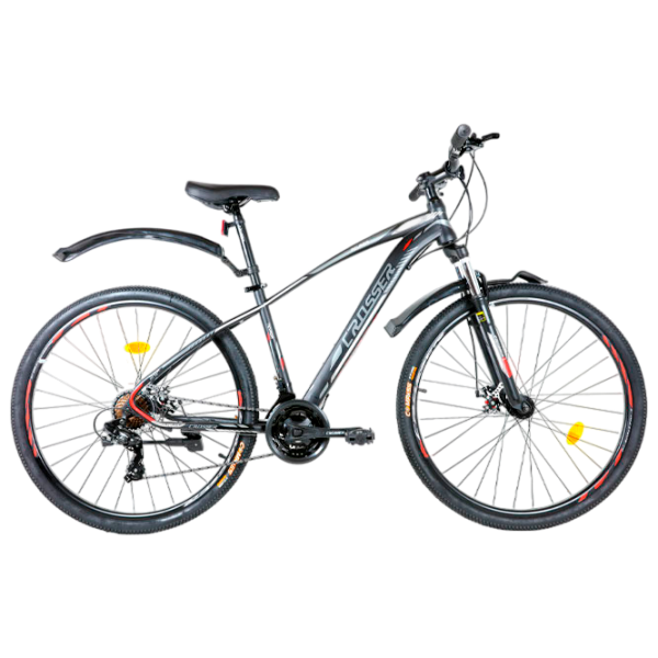 Bicicletă Crosser Nevada 29" 19" Gray Red Oțel / Pentru adulți photo 5
