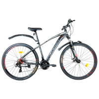 Bicicletă Crosser Nevada 29" 19" Gray Red Oțel / Pentru adulți