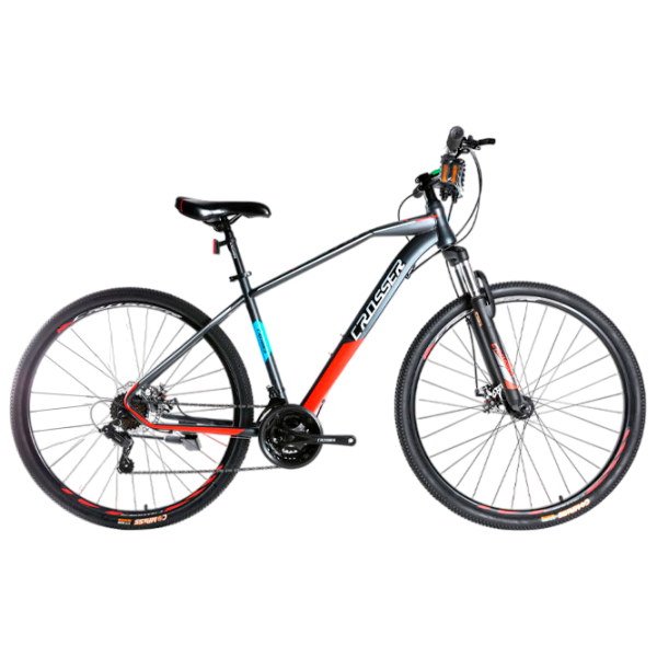 Bicicletă Crosser Gemini 29" 19" Gray Red Oțel / Pentru adulți photo 5