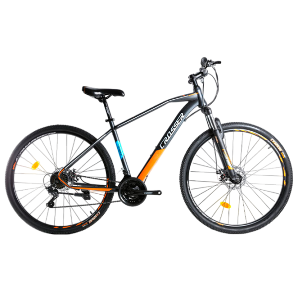 Bicicletă Crosser Gemini 29" 19" Black Orange Oțel / Pentru adulți photo 5