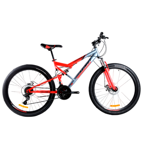 Bicicletă Azimut Scorpion 29" 19" Red Gray Oțel / Pentru adulți photo 5