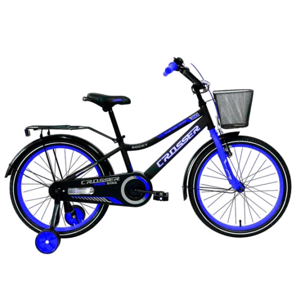 Bicicletă Crosser C13 20" Blue Black Oțel / Pentru copii photo 5