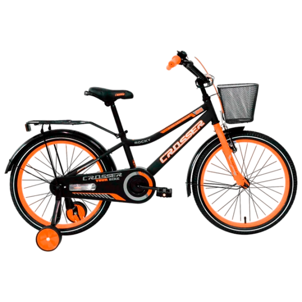 Bicicletă Crosser C13 20" Orange Black Oțel / Pentru copii photo 5