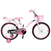 Bicicletă Crosser C3 16" Pink White Oțel / Pentru copii
