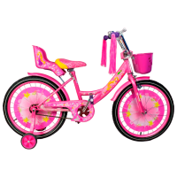 Bicicletă Crosser Girl-S 20" Pink White Oțel / Pentru copii